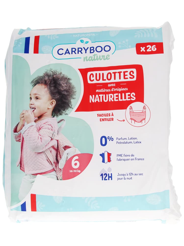 Carryboo Culotte Écologique T6 (16-30 Kg) x 26